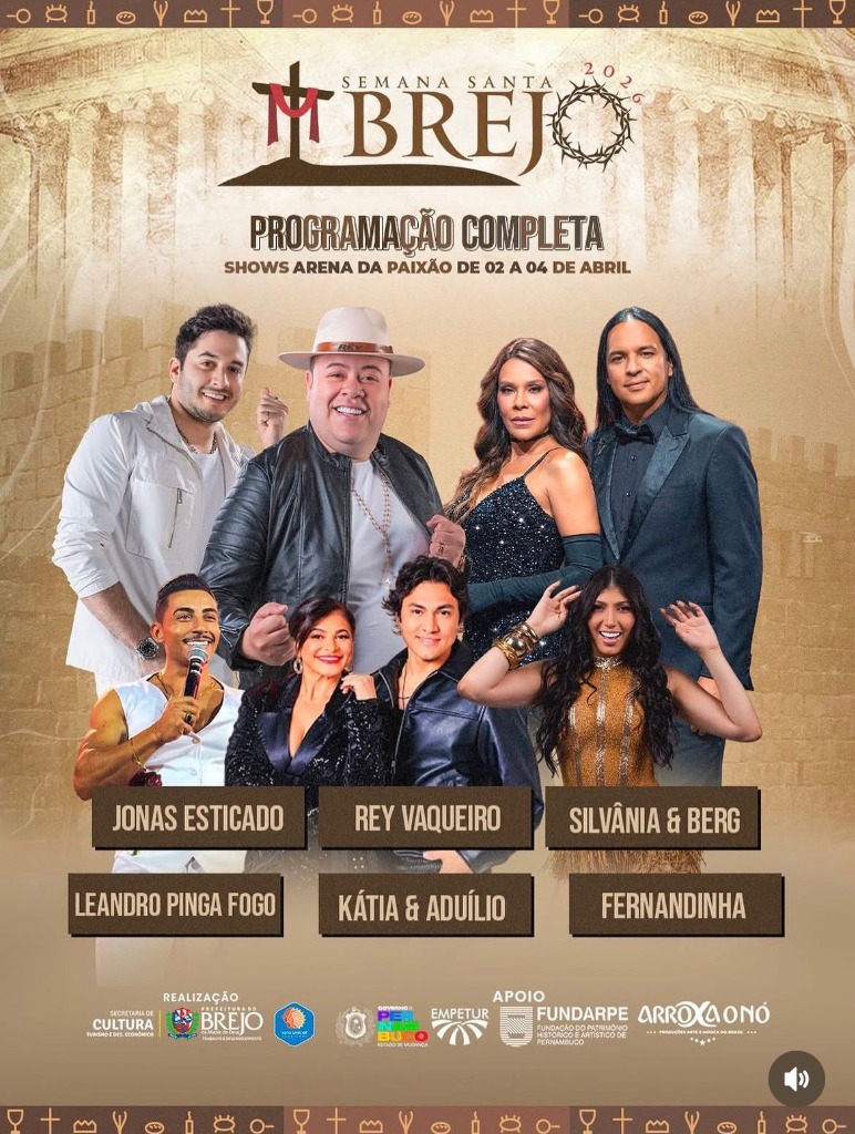 Programação da Semana Santa em Brejo da Madre de Deus (PE)