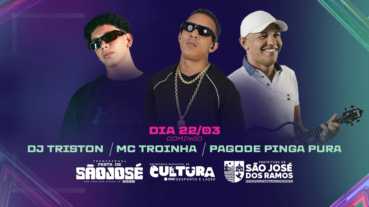 FESTA DE SÃO JOSÉ 2026 EM SÃO JOSÉ DOS RAMOS 