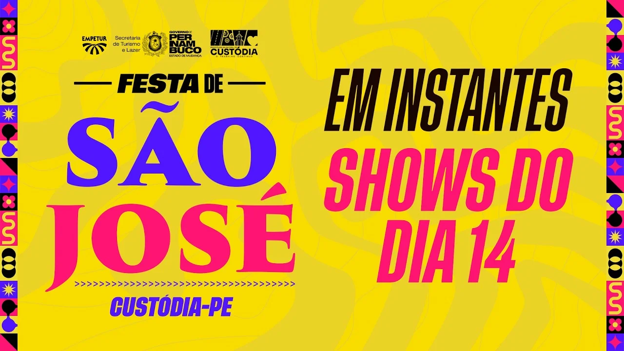 Festa de São José 2026 em Custódia-PE