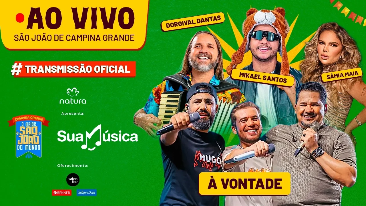 AO VIVO: São João de Campina Grande 04/06/2026