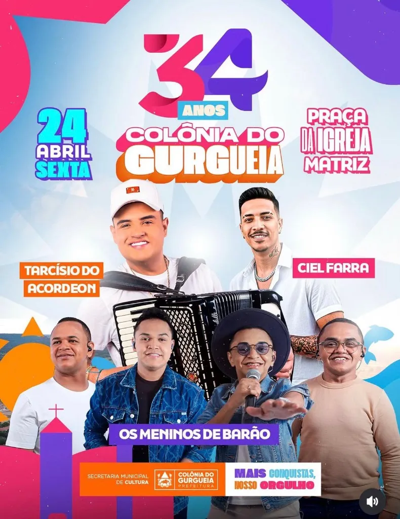 Emancipação 34 Anos de Colônia do Gurgueia (PI): Tarcísio do Acordeon