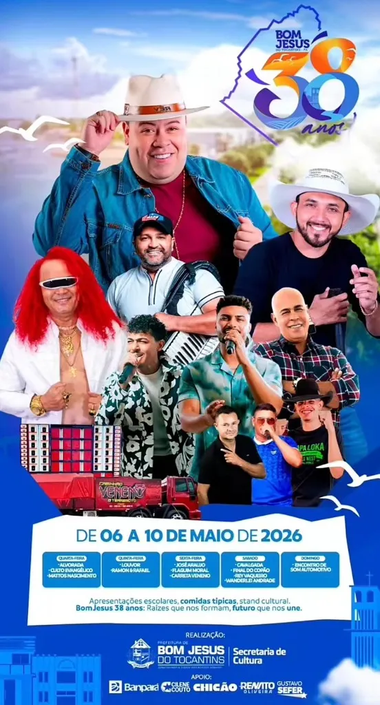 Show Ramon & Rafael nos 38 Anos de Bom Jesus do Tocantins (PA) em Bom Jesus do Tocantins