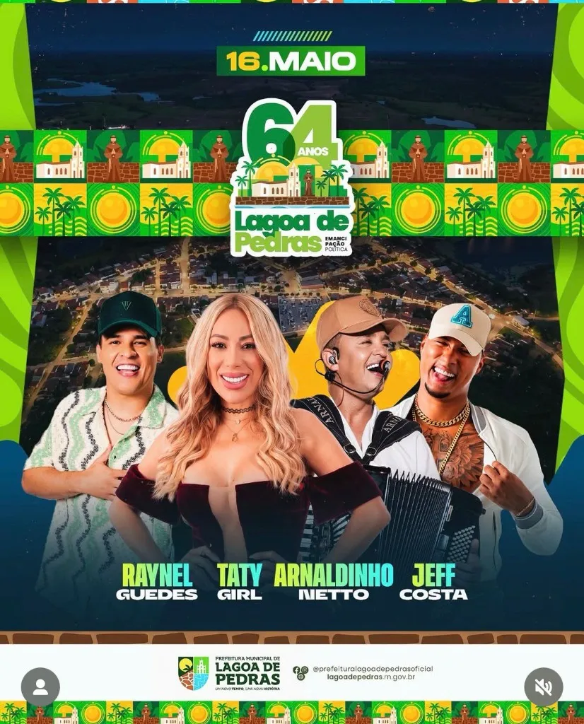 Taty Girl nos 64 Anos de Lagoa de Pedras (RN)
