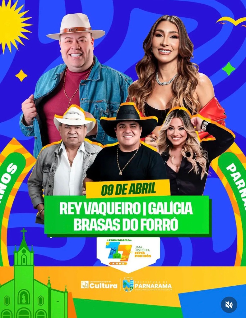 Efeito Rey Vaqueiro: O Maranhão Bate Porta de Graça Nos 77 Anos de Parnarama (MA)