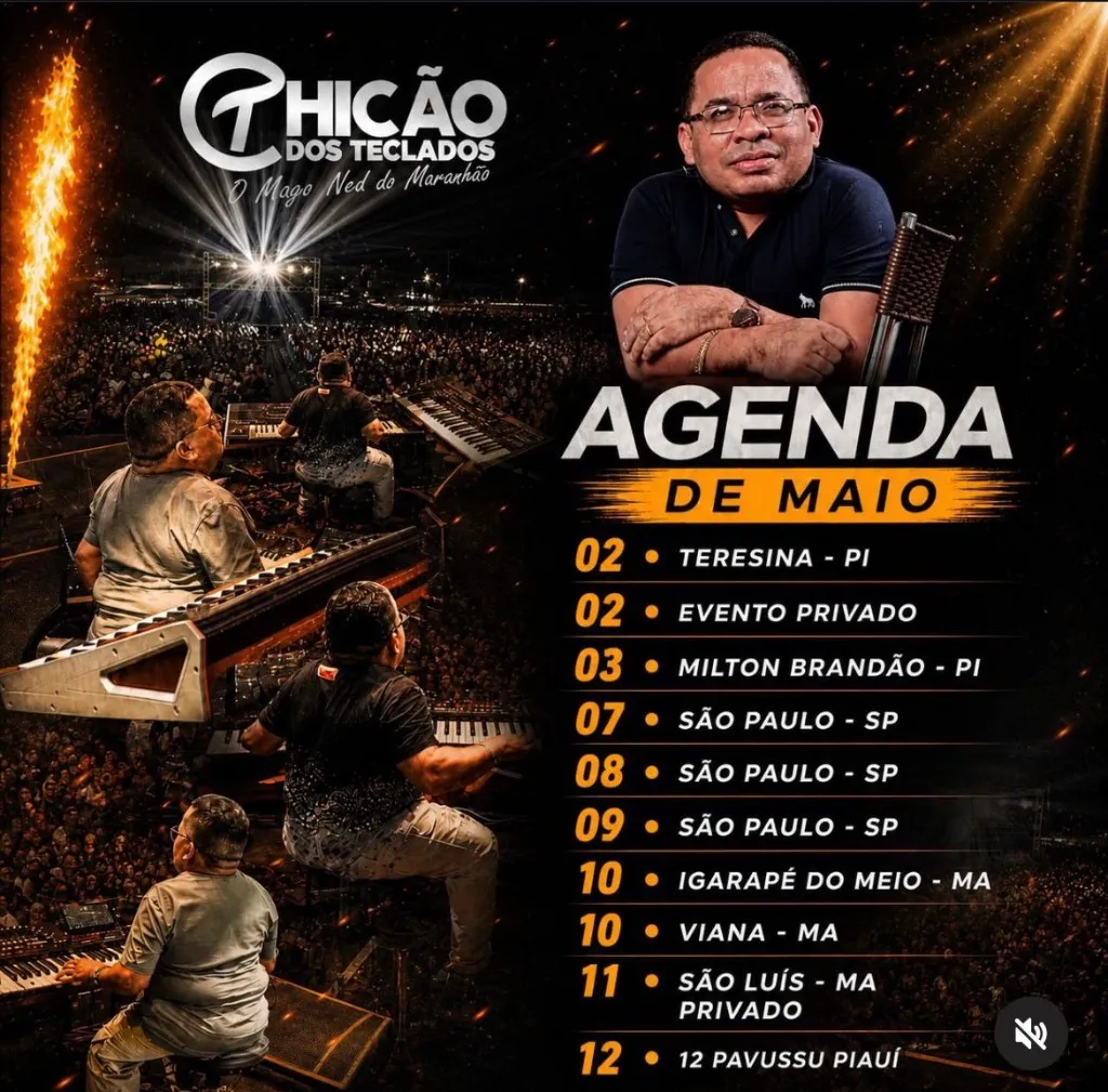 Show de Chicão dos Teclados em Milton Brandão (PI)