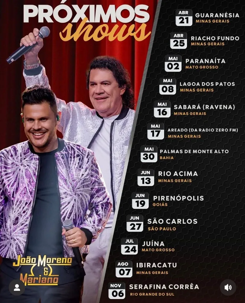 Show de João Moreno & Mariano em Juína (MT)