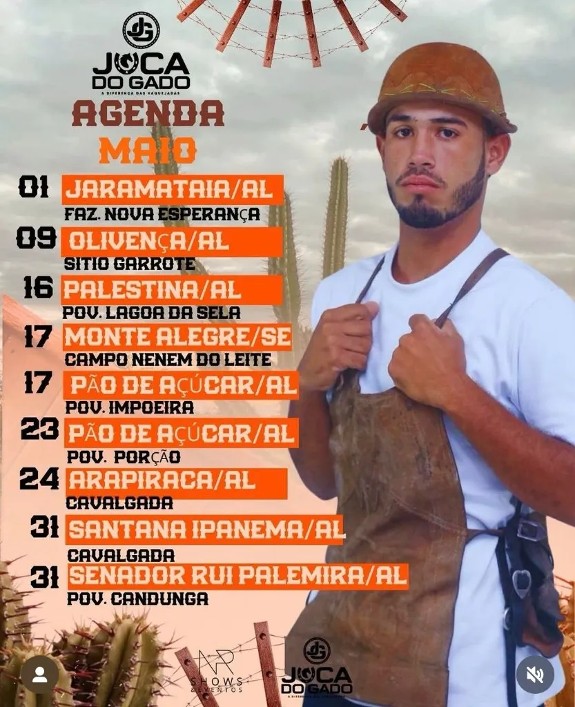 Show de Joca do Gado em Olivença (AL)