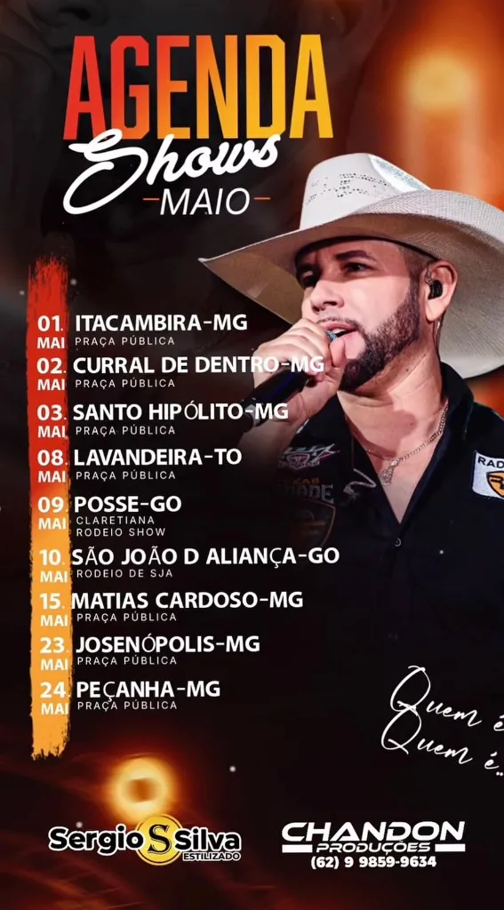 Show de Sergio Silva Estilizado em Josenópolis (MG)