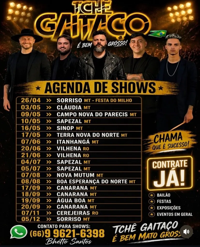 Show de Tchê Gaitaço em Nova Mutum (MT)