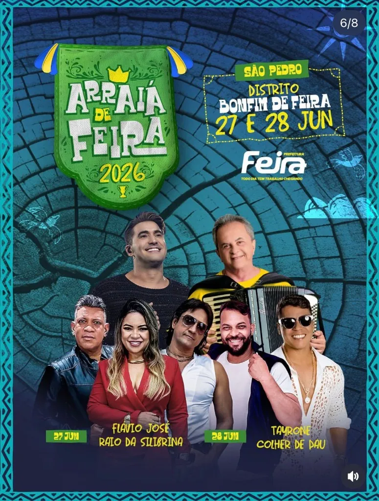 Programação Distrito Bonfim de Feira (São Pedro)
