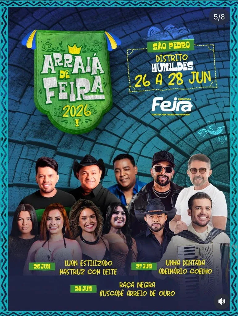 Programação Distrito Humildes (São Pedro)