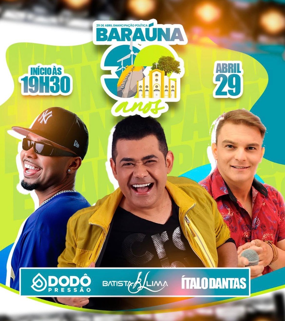 Ítalo Dantas no Emancipação Política de Baraúna 2026