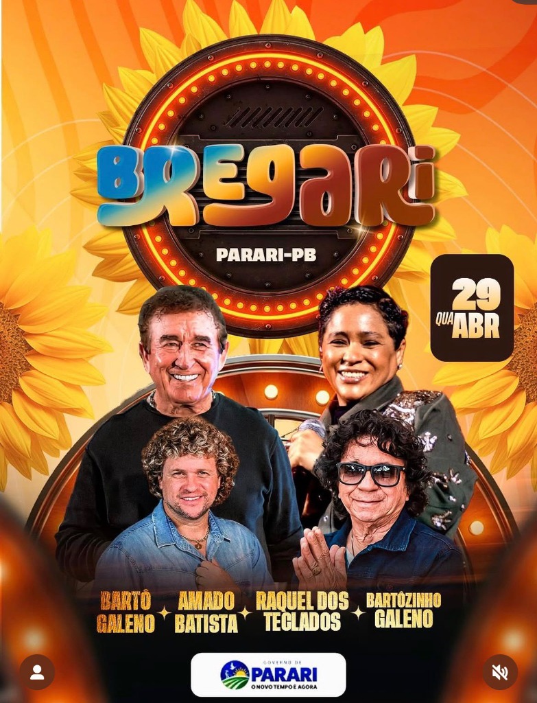 Festival Bregari agita Parari (PB) com Amado Batista e Raquel dos Teclados