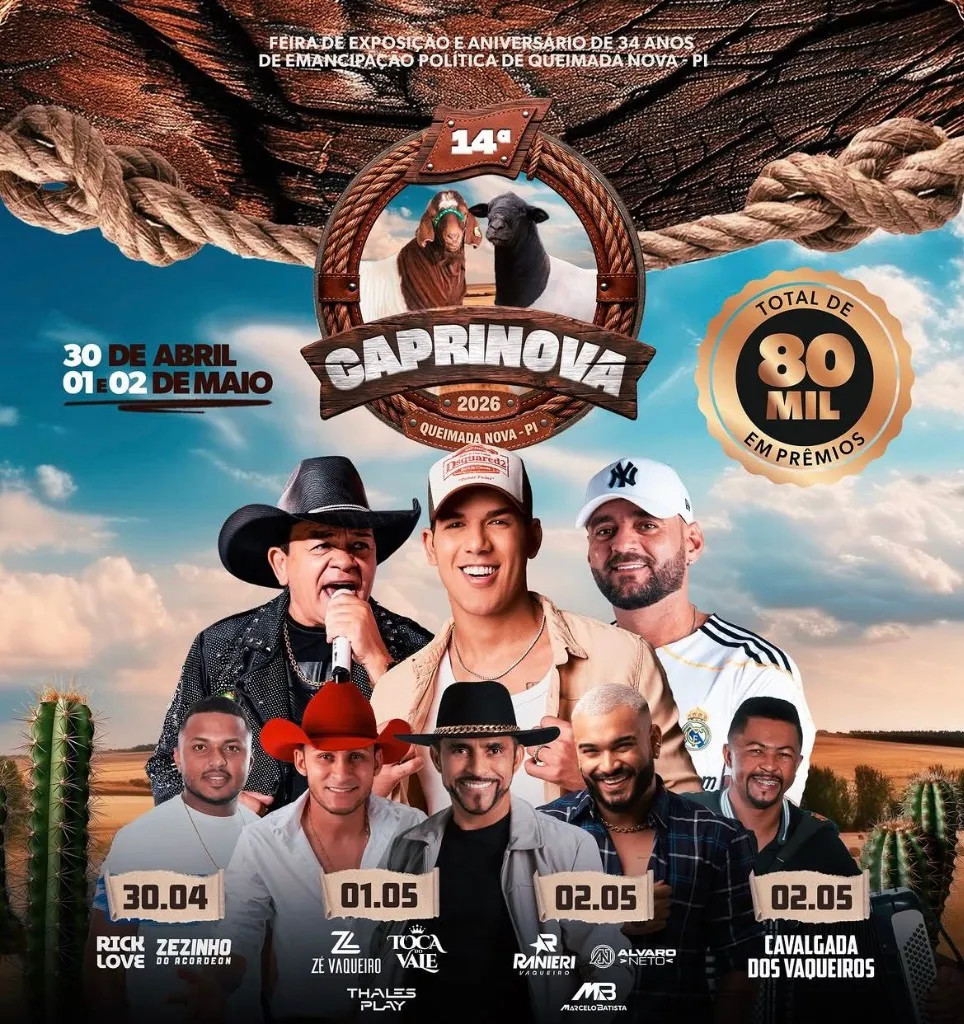 Toca do Vale - 14ª Caprinova (PI)