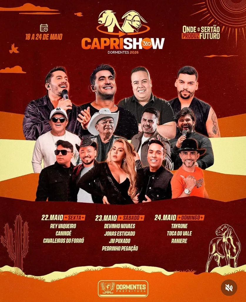 Rey Vaqueiro em Caprishow 360 Dormentes 2026 - Dormentes (PE)