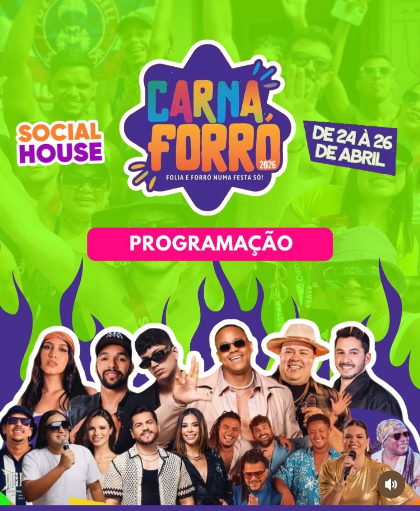 Show Filhos do Brasil no Carna Forró 2026 - Social House em Carna Forró