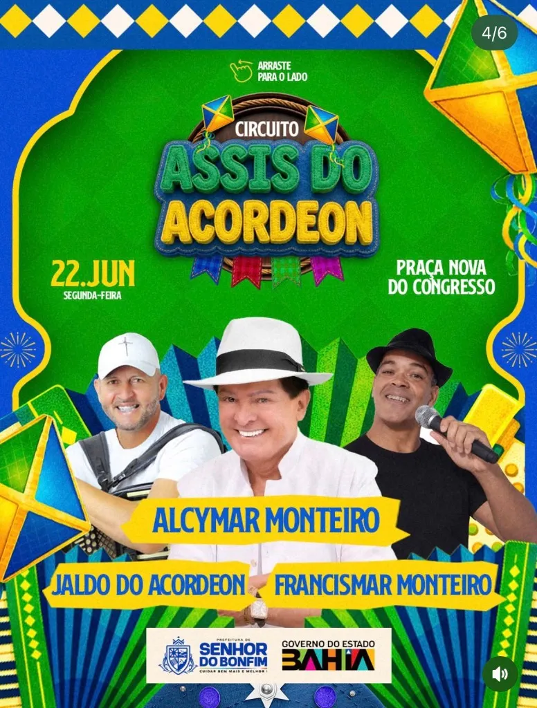 Alcymar Monteiro no Circuito Assis do Acordeon Senhor do Bonfim 2026