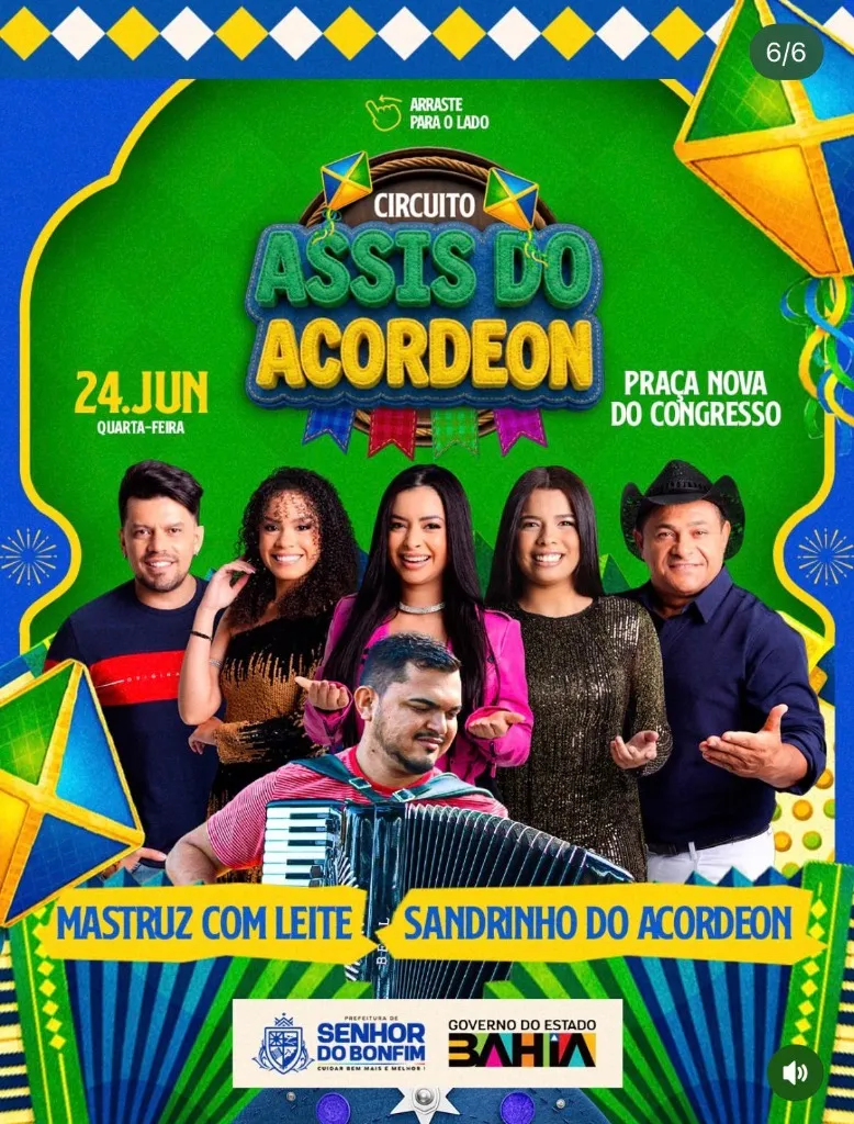 Mastruz com Leite no Circuito Assis do Acordeon Senhor do Bonfim 2026
