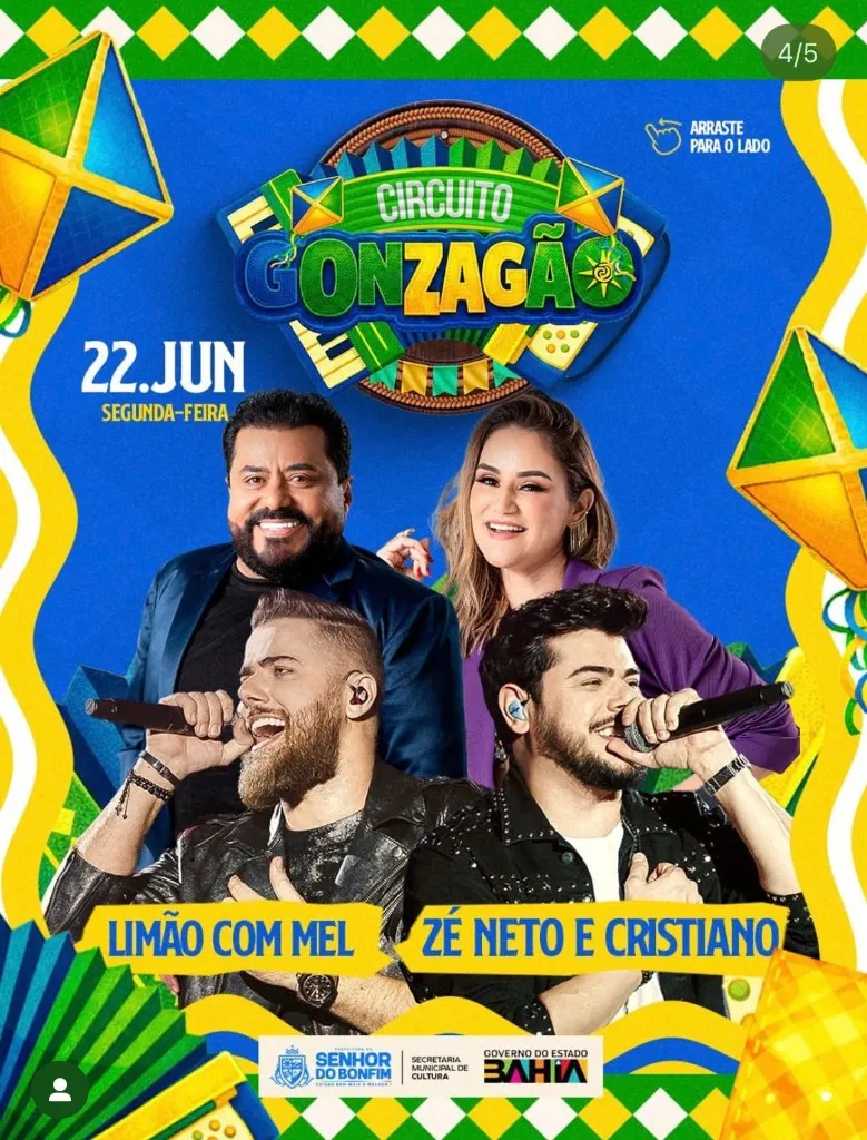 Limão com Mel no Circuito Gonzagão Senhor do Bonfim 2026
