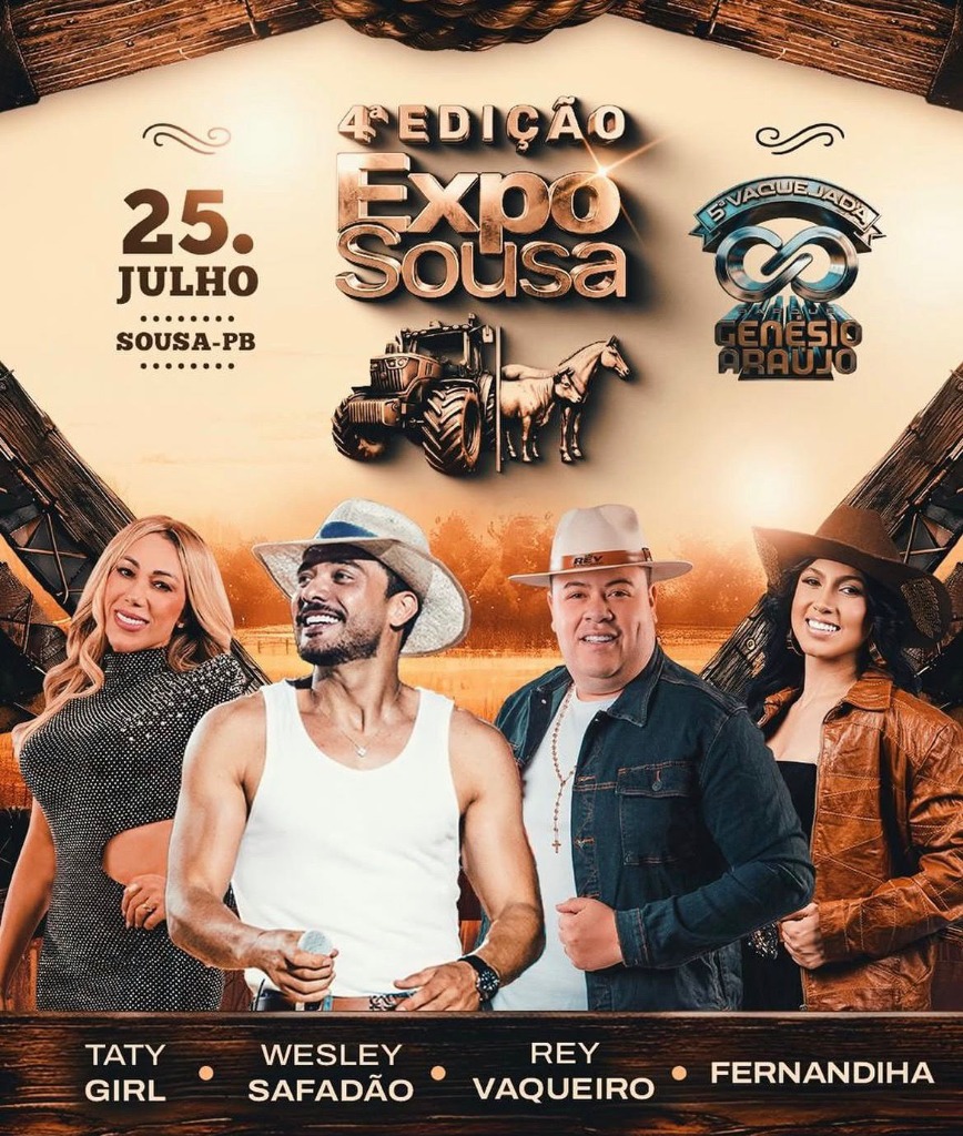 O Imperador Crava na Paraíba (PB)! Wesley Safadão na Mega Expo Sousa Vaquejada