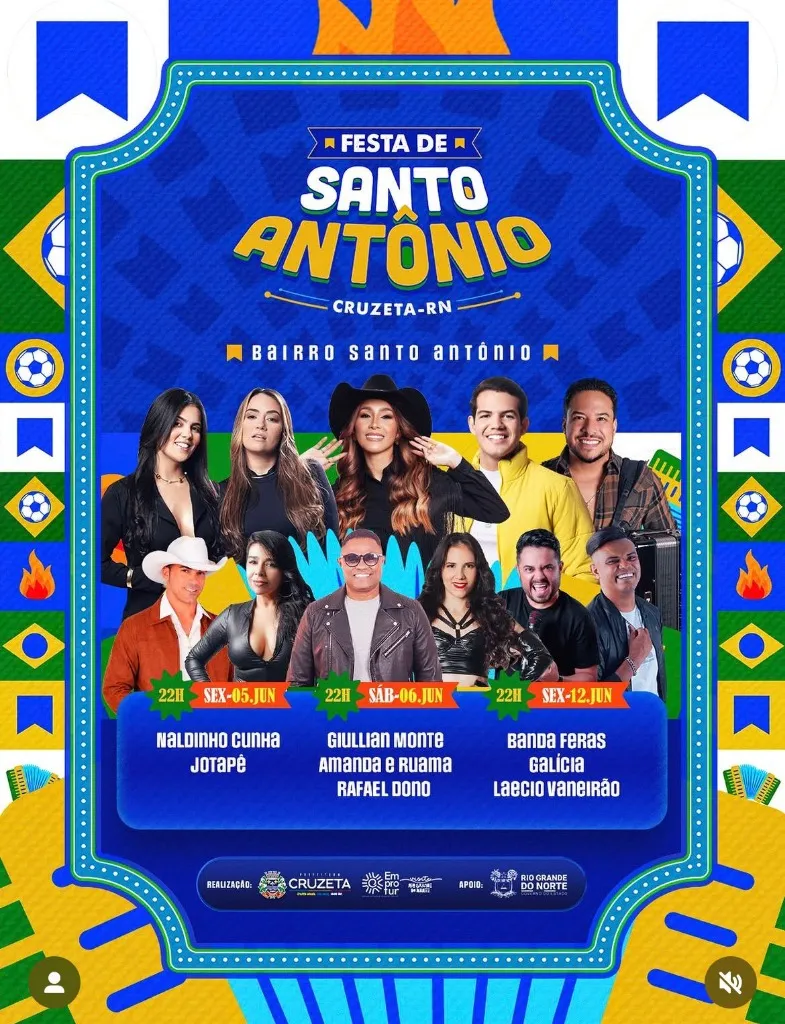 Cruzeta (RN) celebra a Festa de Santo Antônio 2026