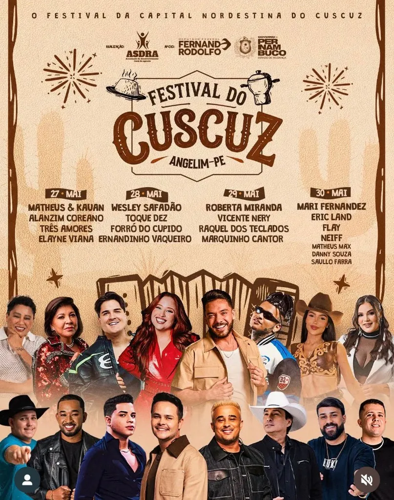 Toque Dez no Festival do Cuscuz 2026