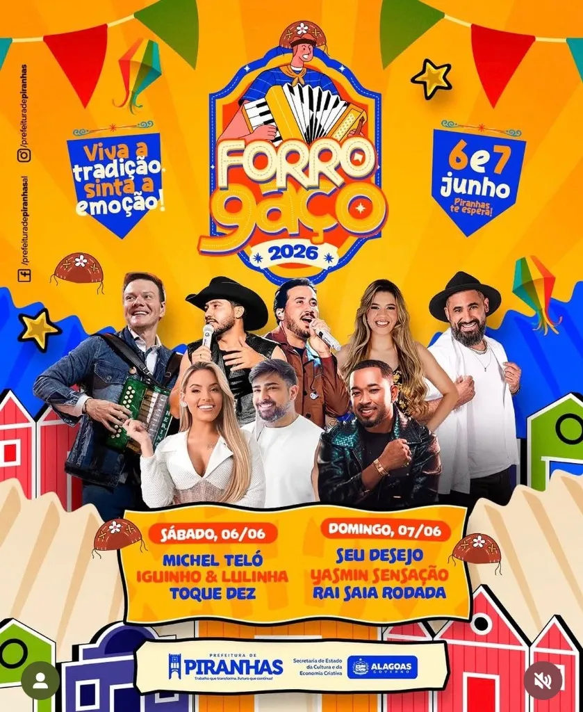 Michel Teló em Forroçaço 2026 - Piranhas (AL)