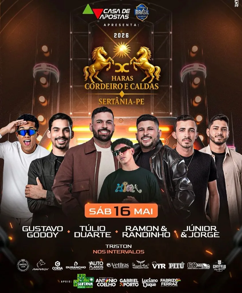 Show Show de Gustavo Godoy no Haras Cordeiro e Caldas em Sertânia/PE