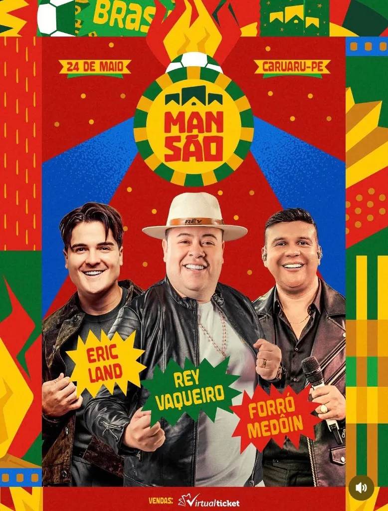 Eric Land na festa Mansão - Caruaru (PE)