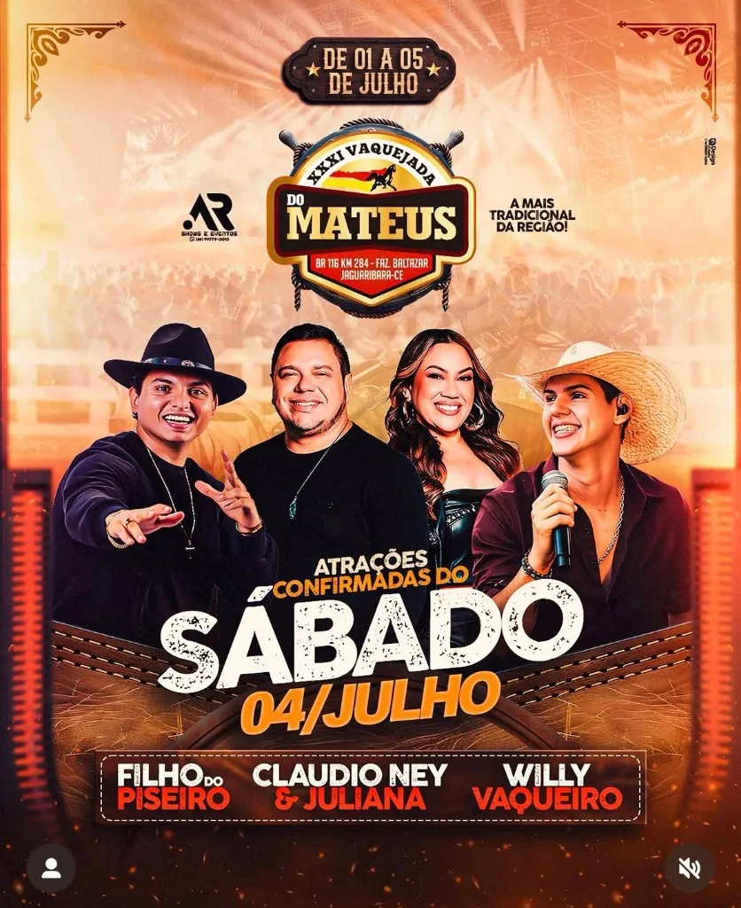 Vaquejada em Nova Russas (CE): Toca do Vale e Forró Real Agitam a 6ª Pega de Boi