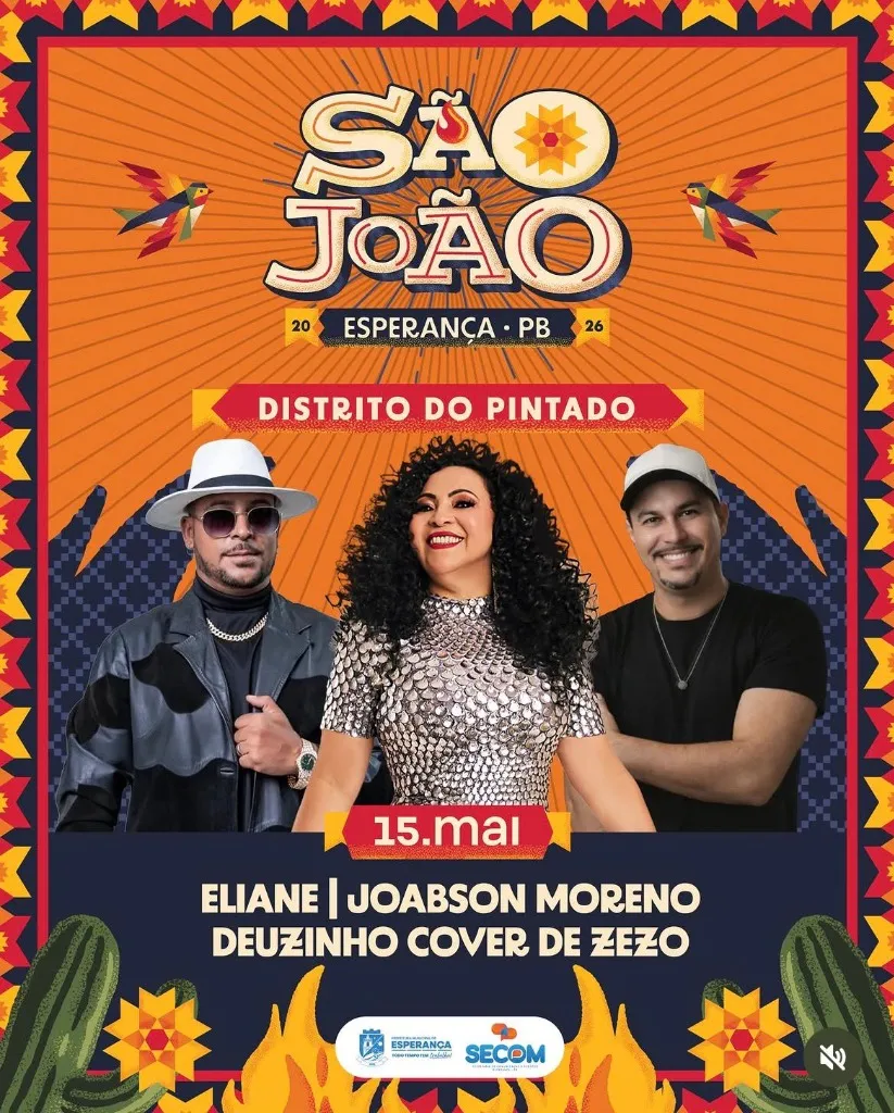 Eliane em São João de Esperança 2026 - Distrito do Pintado