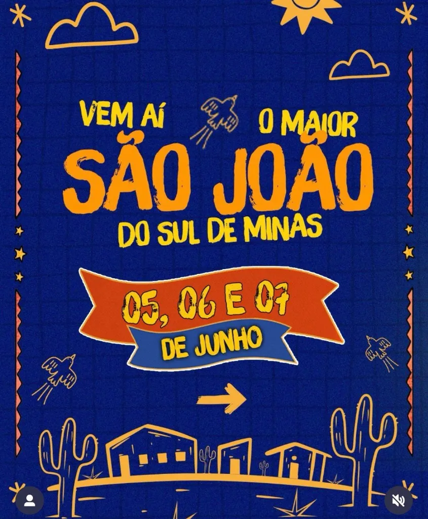 Atração do São João de Extrema 2026-06-07