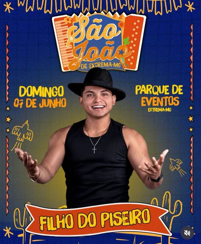 São João de Extrema (MG) 2026: Junior Vianna, Filho do Piseiro e Programação Completa