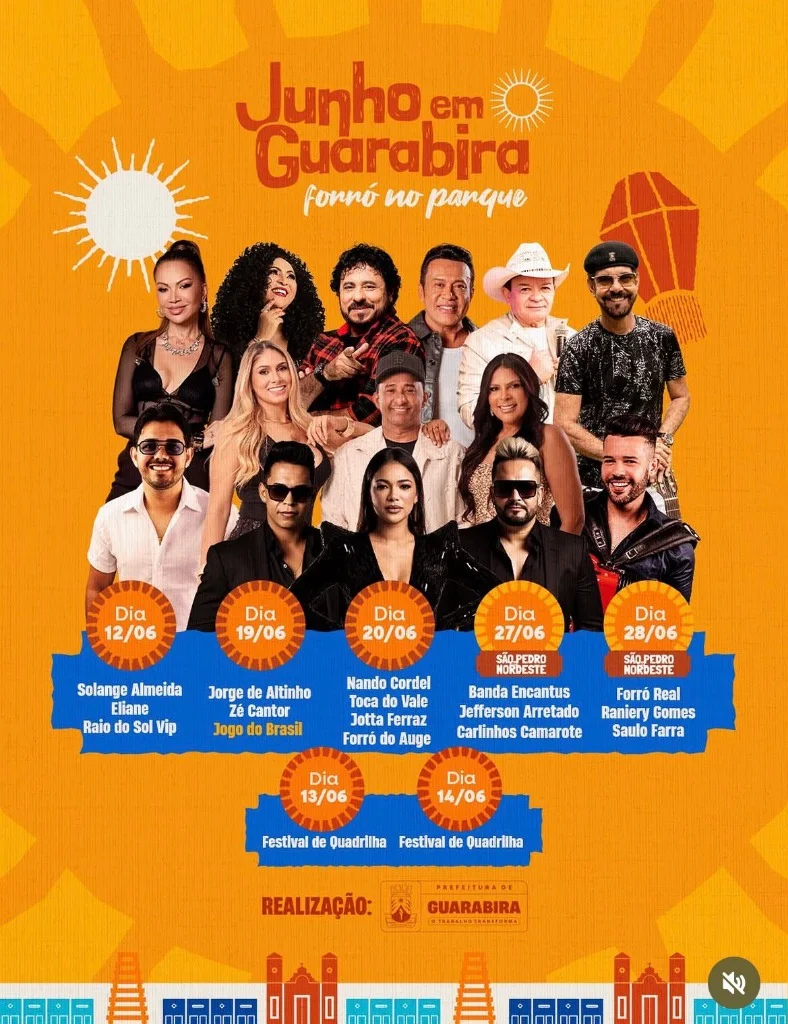 Junho em Guarabira: O Maior Forró no Parque da Paraíba