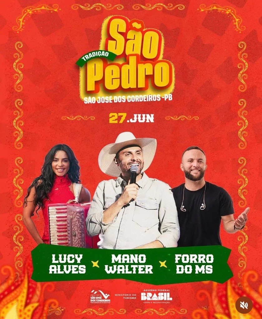 Tradição São Pedro convoca forrozeiros em São José dos Cordeiros